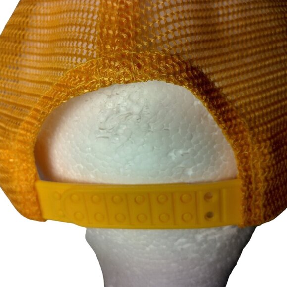 Lions Club International Elkins West Virginia Cap Hat Gold Mesh Trucker Cobra - Picture 7 of 14